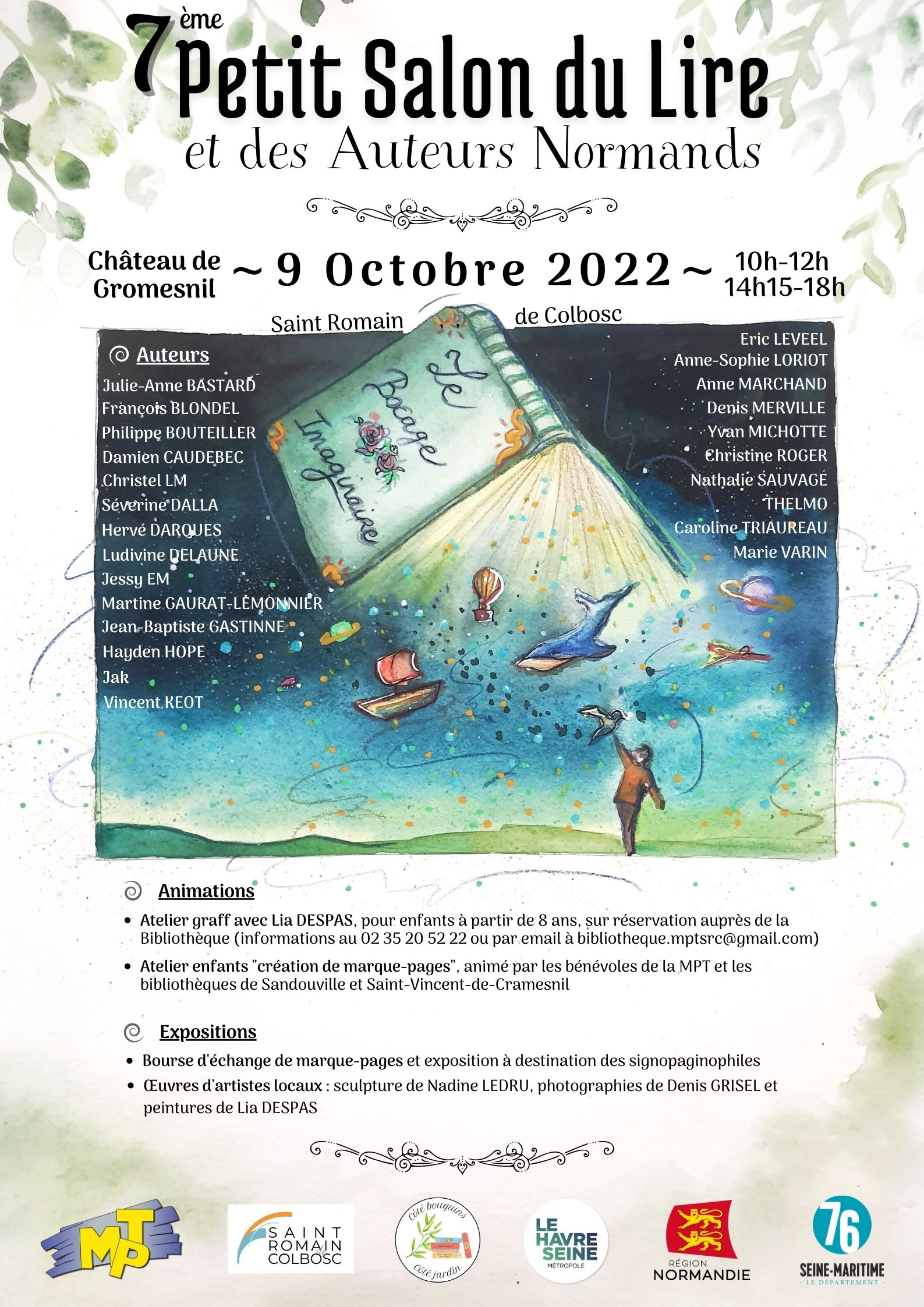 Présentation de nos 23 auteurs – Petit Salon du Lire 2022 !