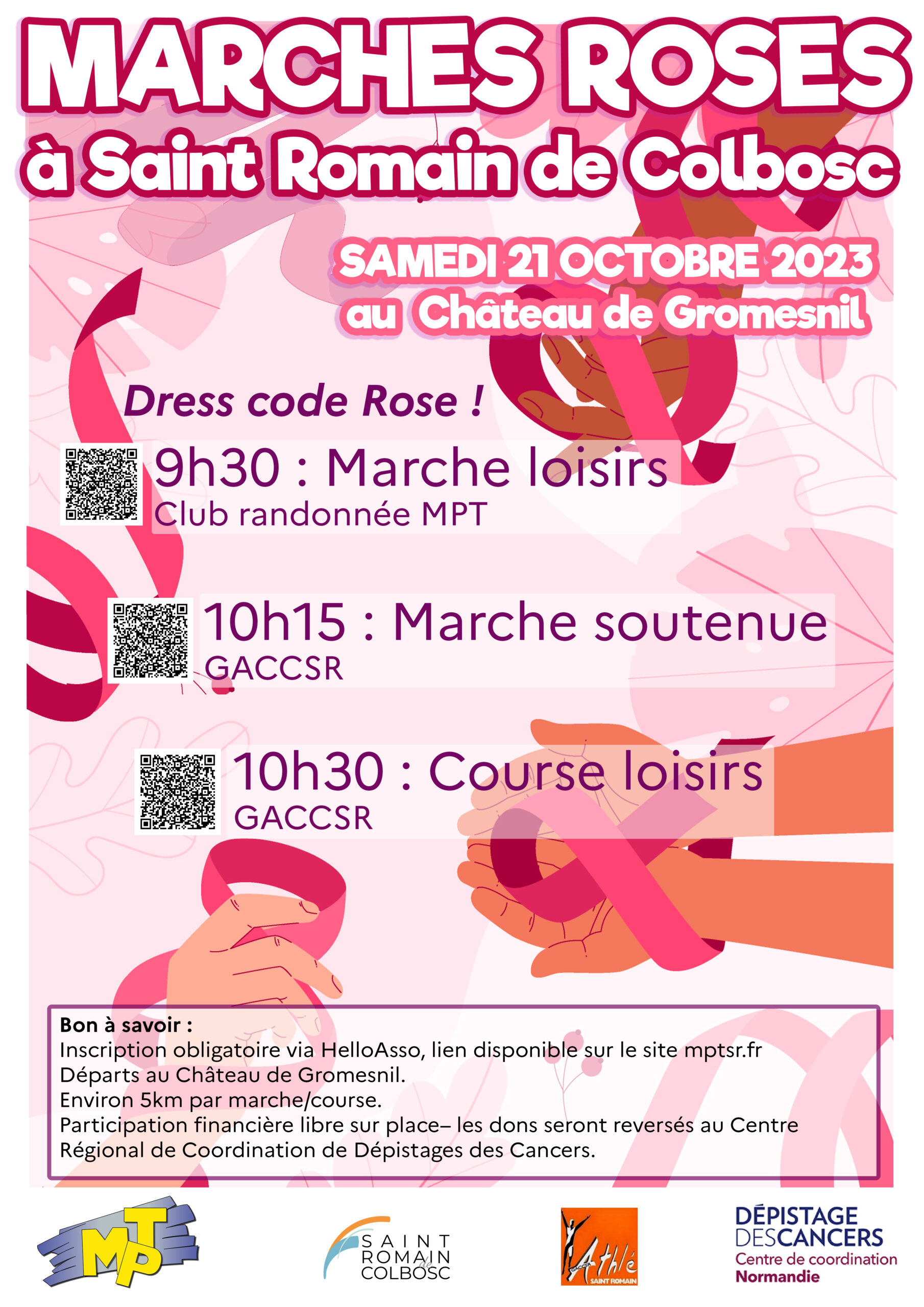 Les Marches Roses !