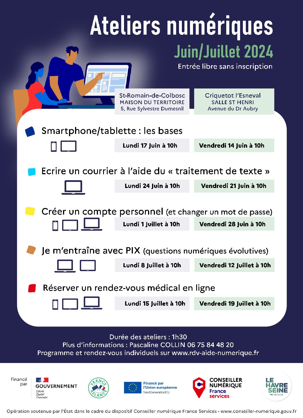 Ateliers numériques – Maison France Services