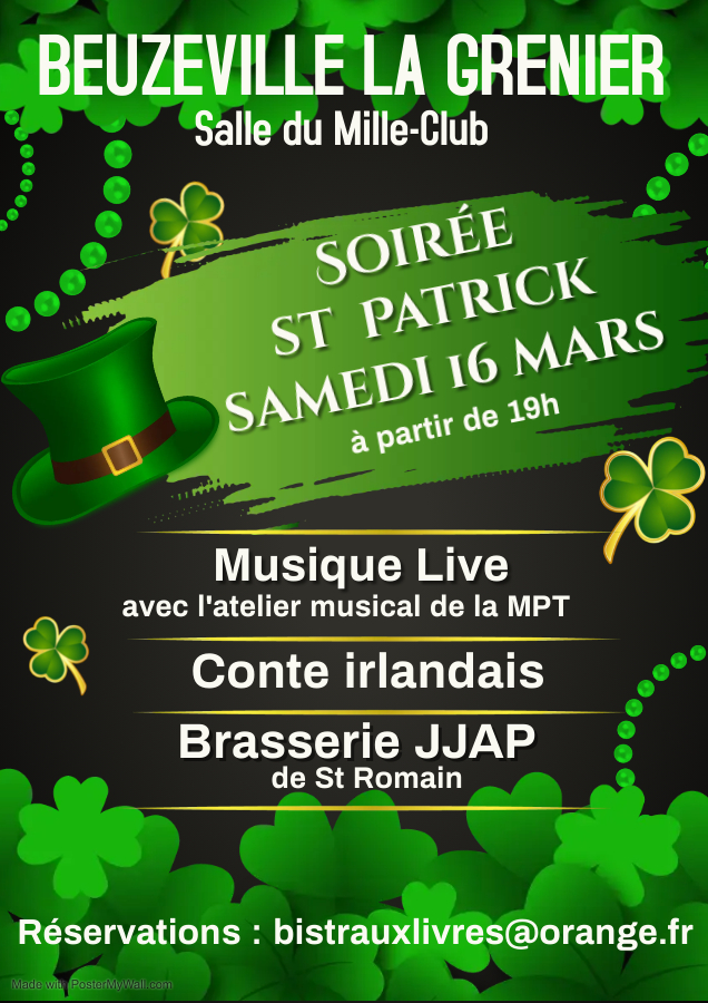 Saint Patrick avec l’atelier musical
