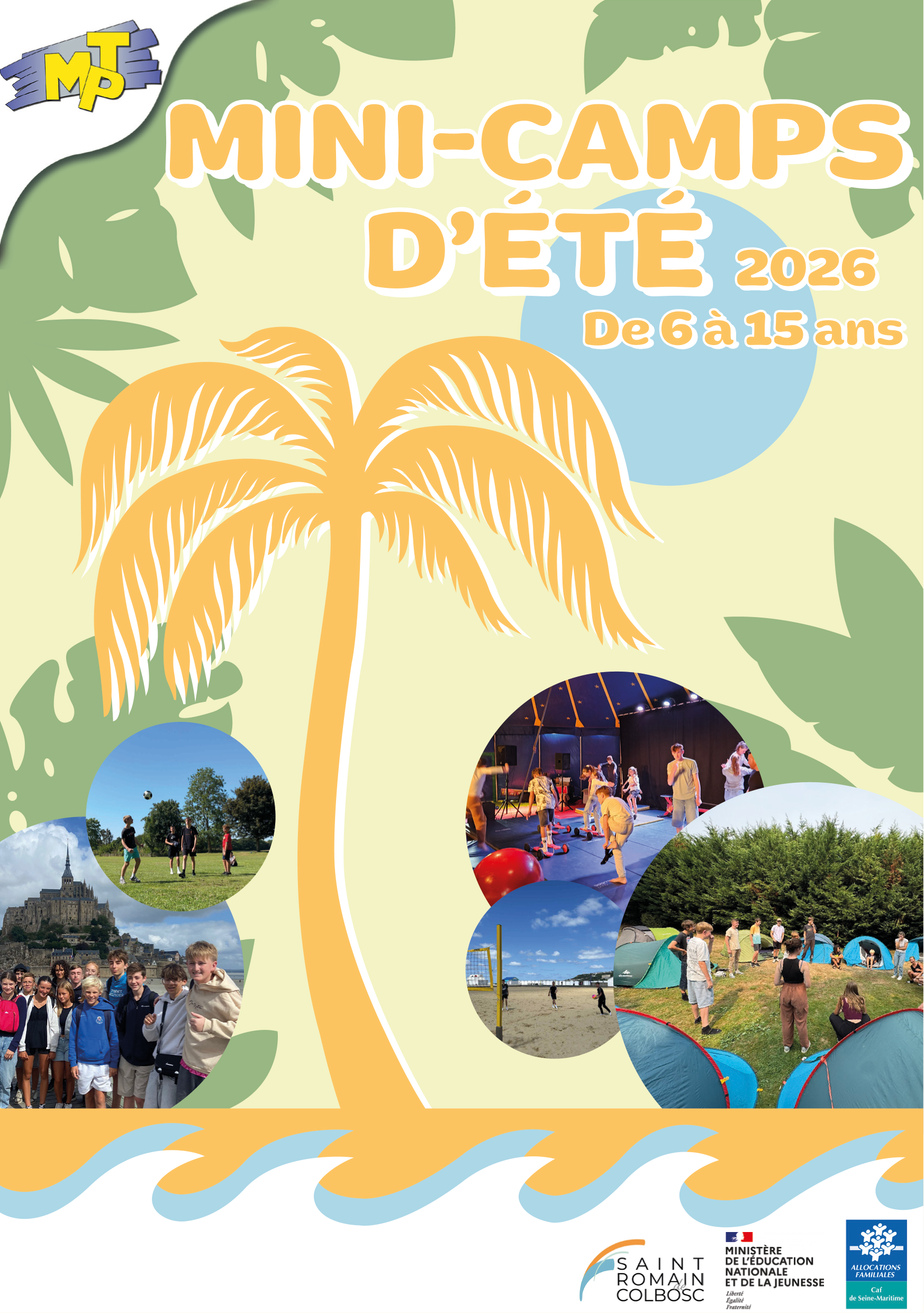 Mini Séjour été 2026, de 6 à 15 ans !