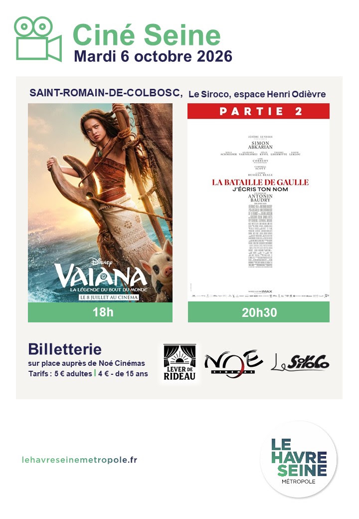 Programmation Ciné-Seine