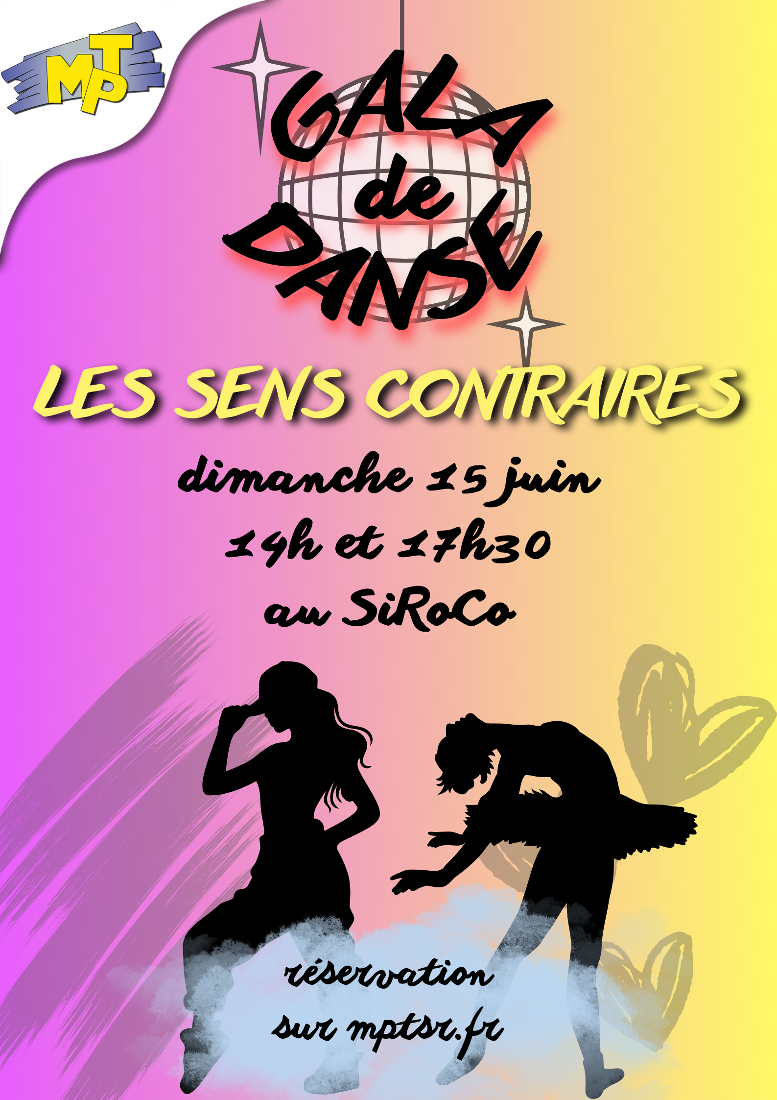 Billetteries spectacles de danse de fin d’année