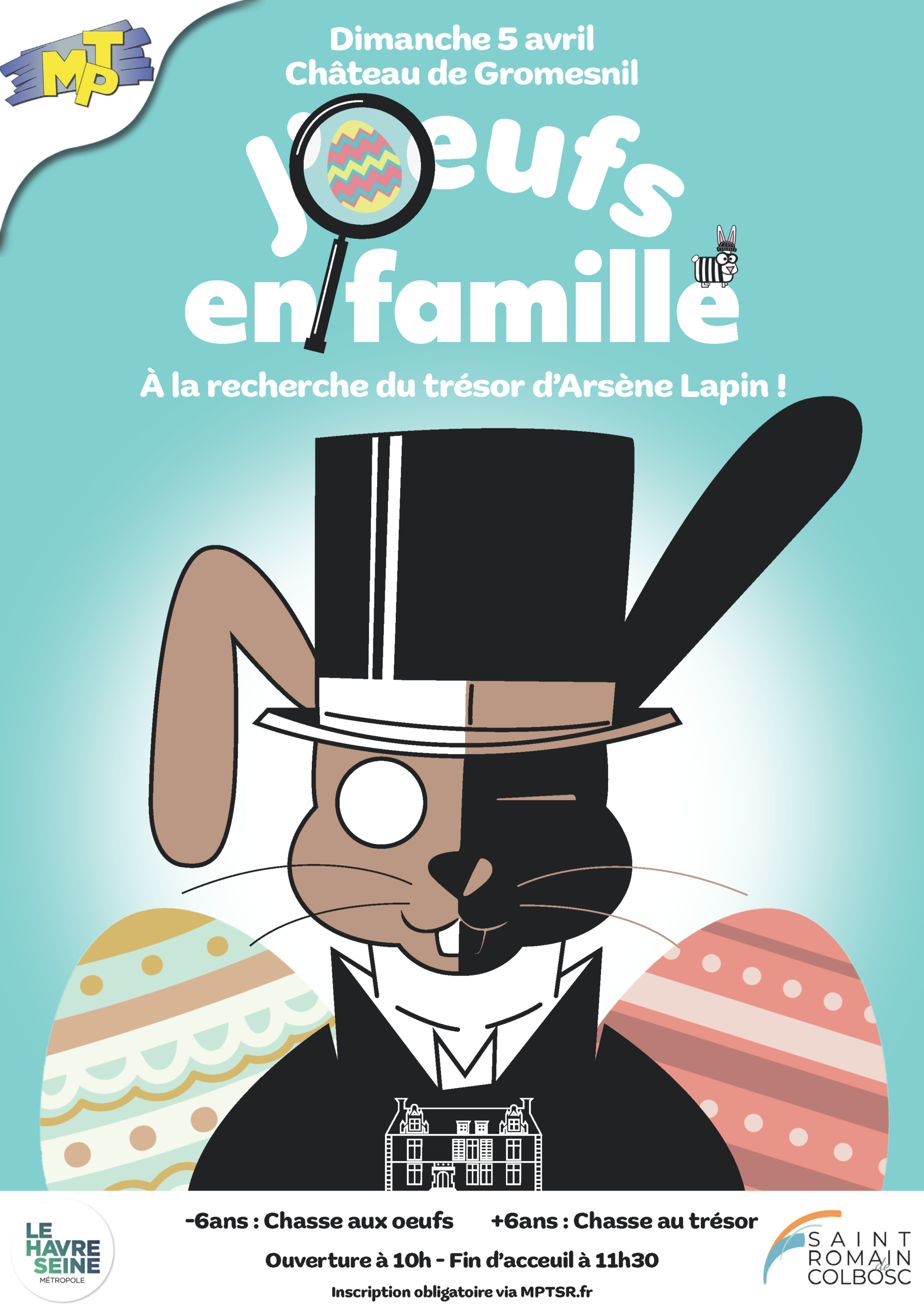 J&rsquo;Oeufs en Famille – à la recherche du trésor d&rsquo;Arsène Lapin !
