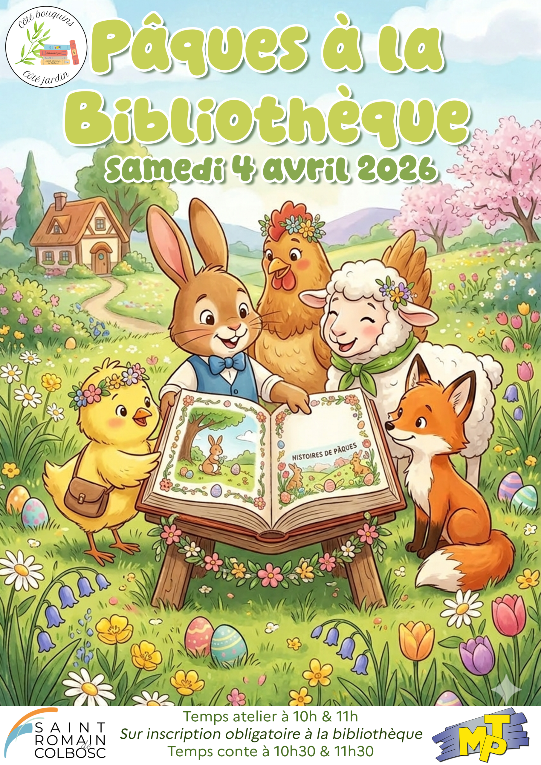 Pâques à la bibliothèque