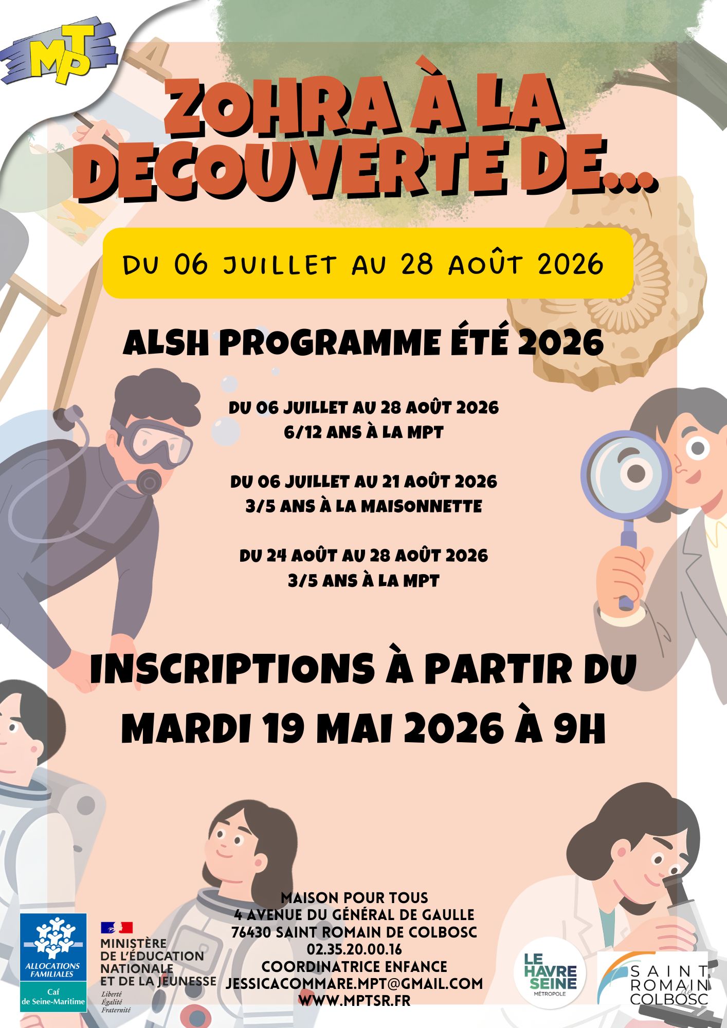 Accueil de Loisirs 3/12 ans été 2026