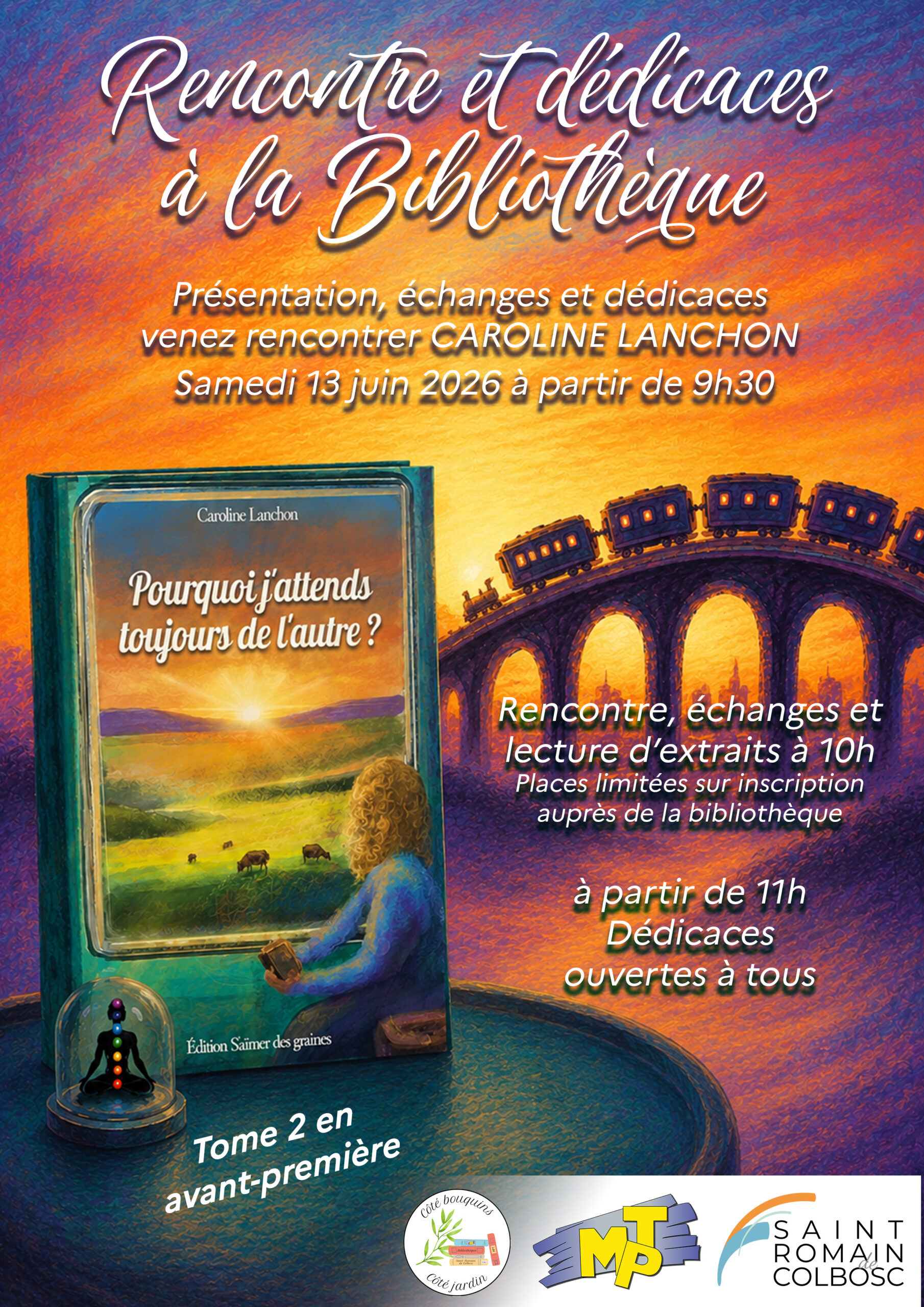 Rencontre et dédicaces à la Bibliothèque