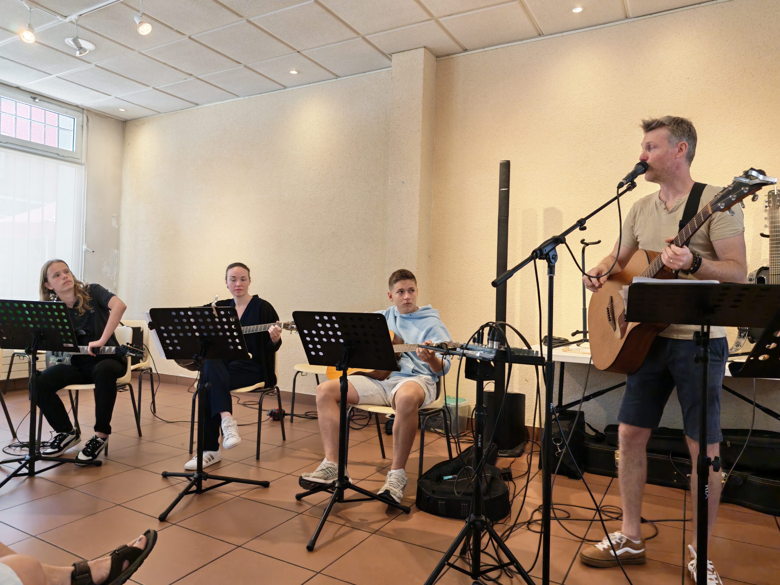 Restitution de la guitare