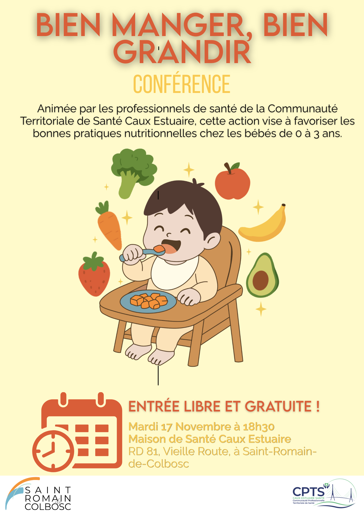 Conférence Alimentation des enfants de 0 à 3 ans